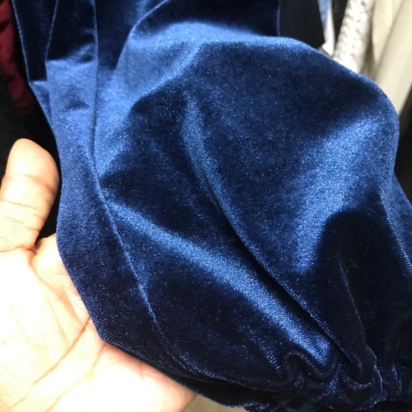 FREE PEOPLE V NECK DRESS MINI BLUE SHIFT SMALL - Picture 8 of 8